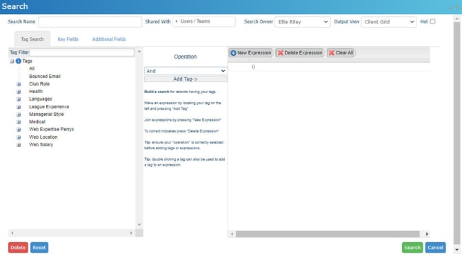 Client-Tag-Search-Popup