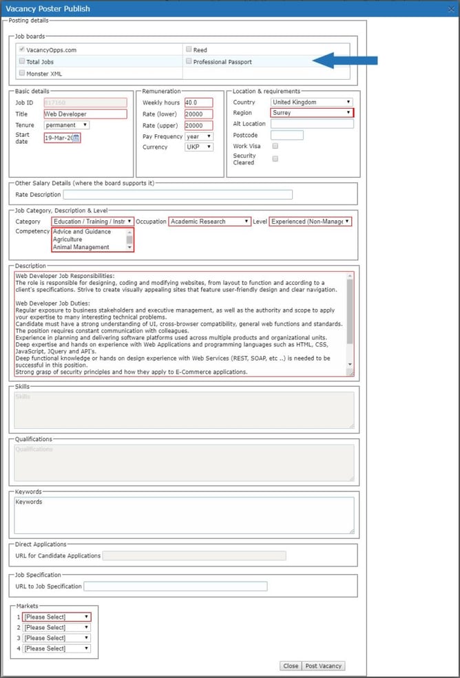 ChiPoster Posting Details